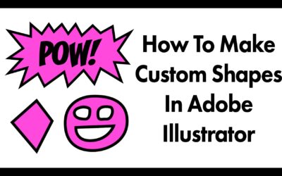 How To Make Custom Shapes Using Adobe Illustrator